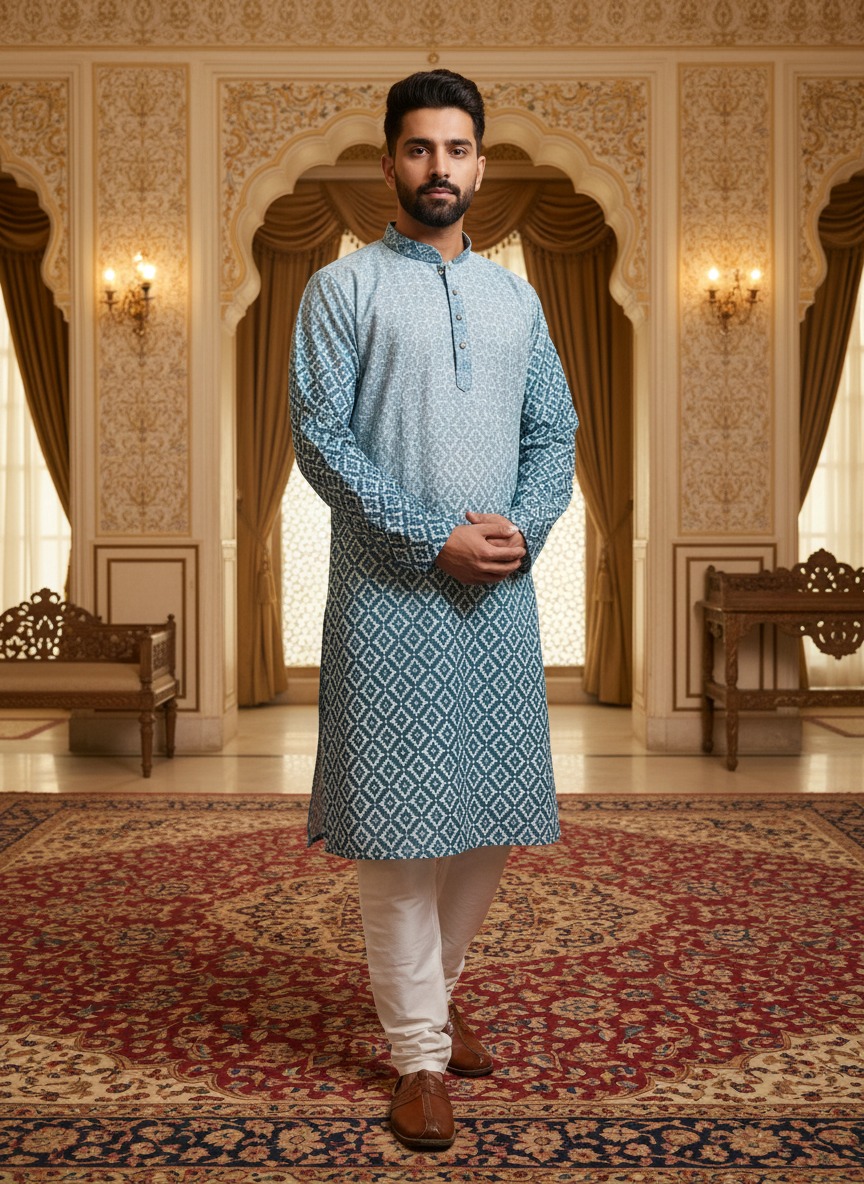  Designer Kurta - Side View