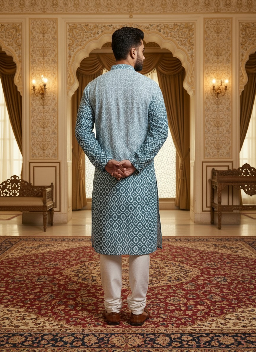  Designer Kurta - Back View