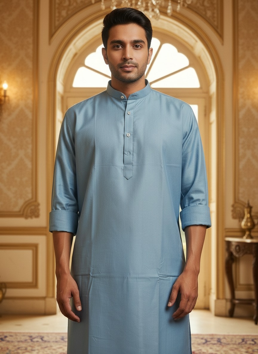 Grey Religious Kurta