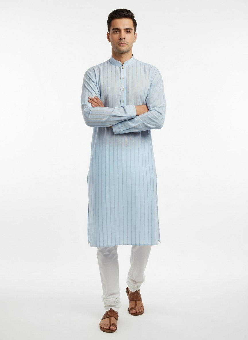 Cream Party Kurta