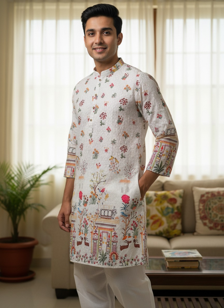 Classic White Kurta